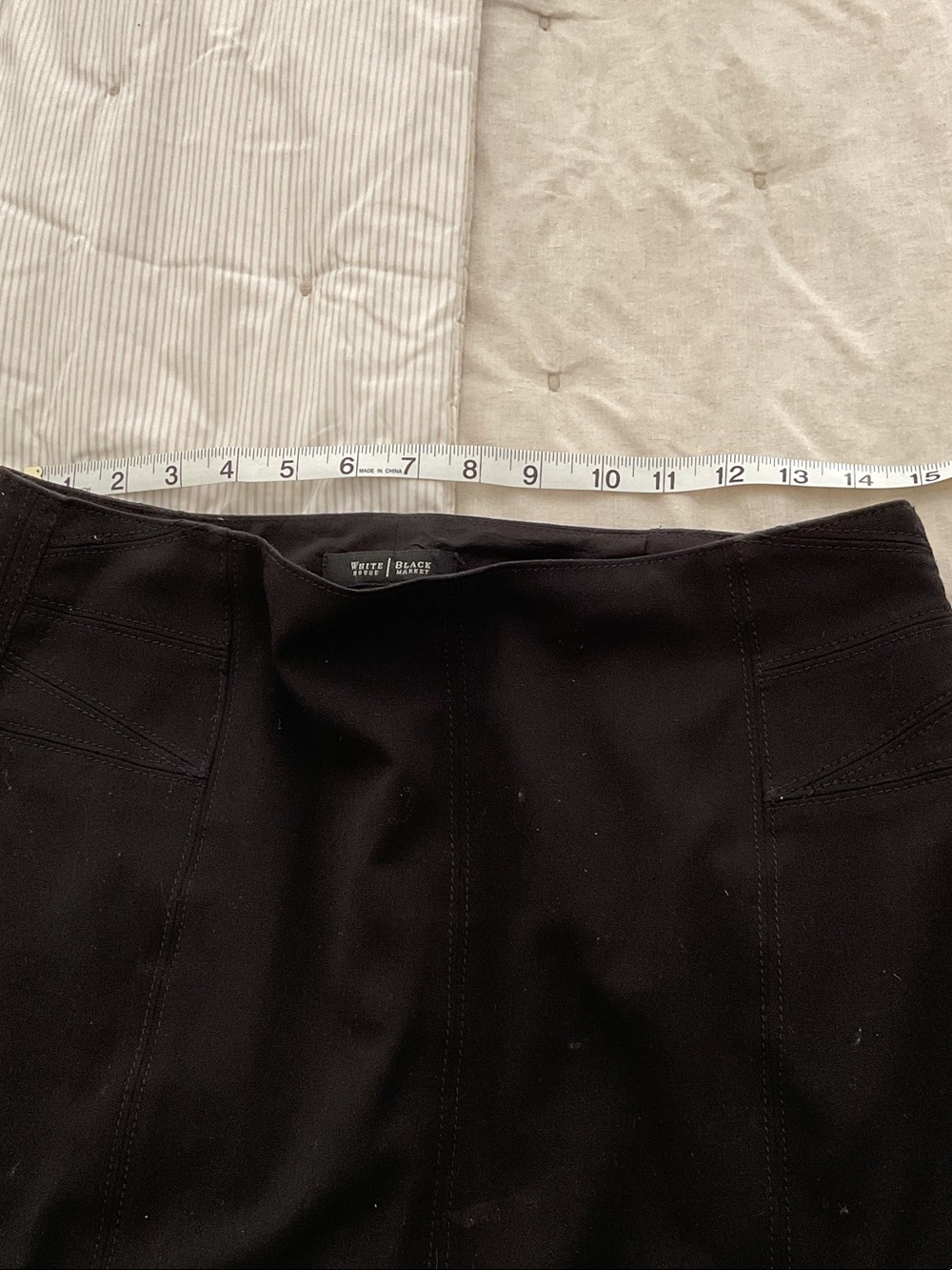 White House Black Market Men's Black Stretch Ponte Dress Pants